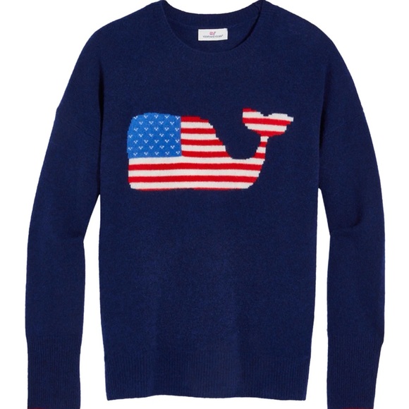 Vineyard Vines Sweaters - Seaspun Whale Flag Cashmere Sweater